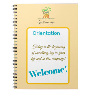 Carnet Mettez votre logo ici Nouvelle orientation des emp