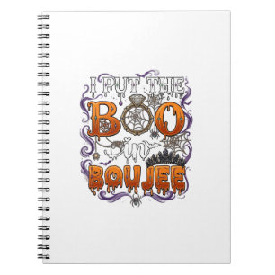 Carnet Mettre Boo Boujee Halloween Diamant Couronne de Ba