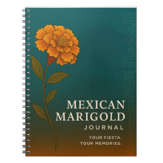 Carnet Mexican Marigold Journal: Nature-Inspired Notebook