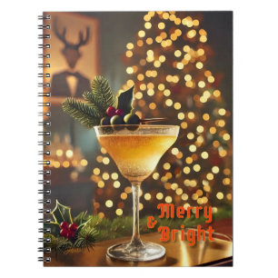 Carnet Mi-Siècle Noël Joyeux & Cocktail lumineux