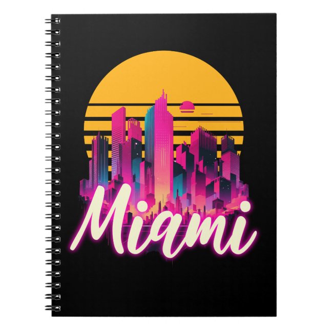 Carnet Miami au coucher du soleil (Devant)