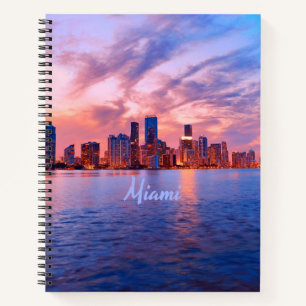 Carnet Miami Beach Floride City Skyline