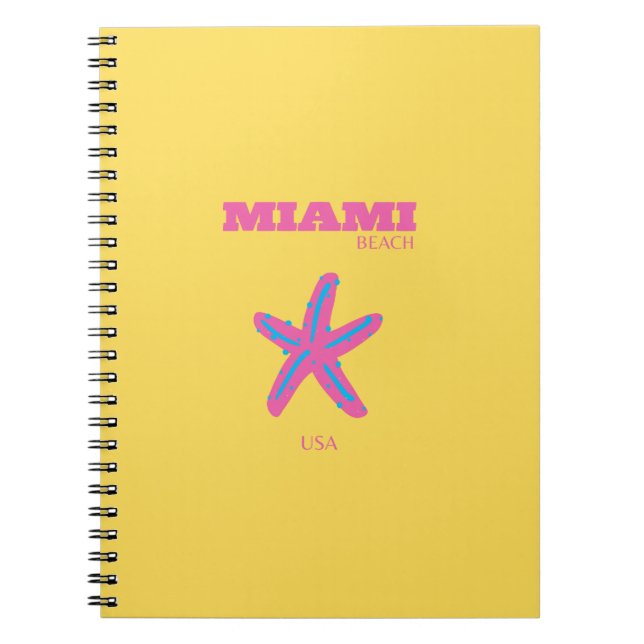 Carnet Miami, Miami Beach, Travel Art (Devant)