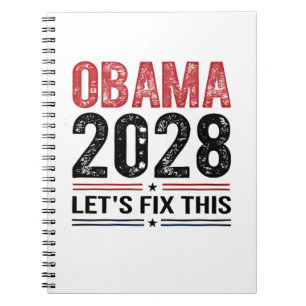 Carnet Michelle Obama pour le président Obama 2028