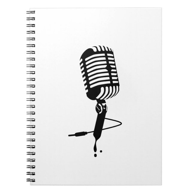Carnet microphone classique (Devant)