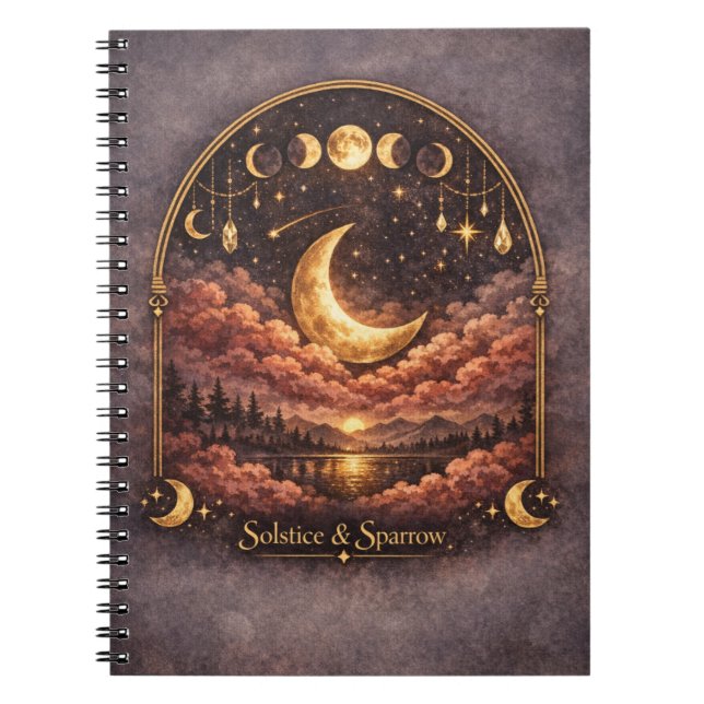 Carnet Midnight Reverie Celestial Notebook (Devant)