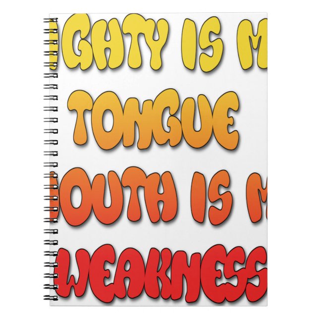 Carnet Mighty Tongue (Devant)