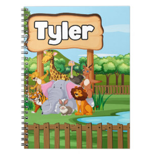 Carnet Mignon Animaux de Zoo Enfant Incroyable