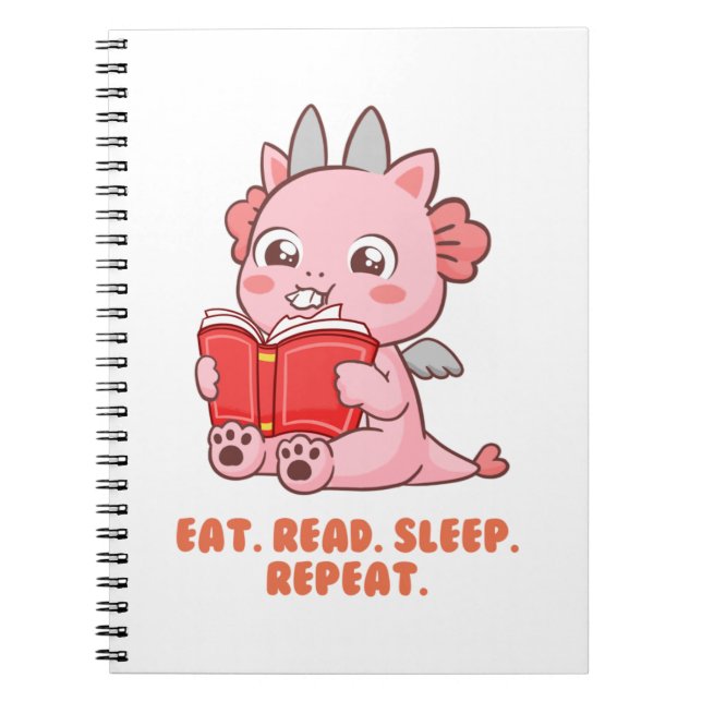 Carnet Mignon Axolotl Dragon (Devant)