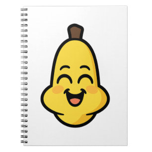 Carnet Mignon Banini Banana Kawaii Character Art