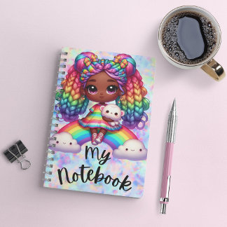 Carnet mignon / Carnet arc-en-ciel coloré