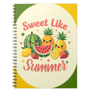 Carnet Mignon comme l'été Fruit Mignon Kawaii