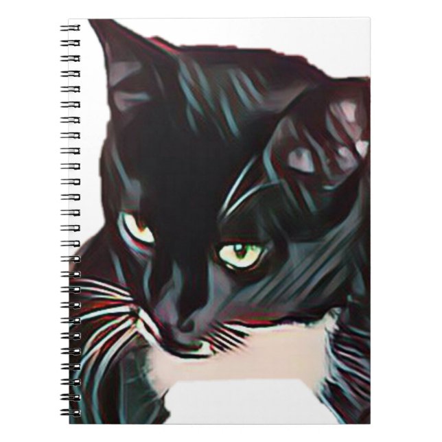 Carnet mignon de chat noir (Devant)