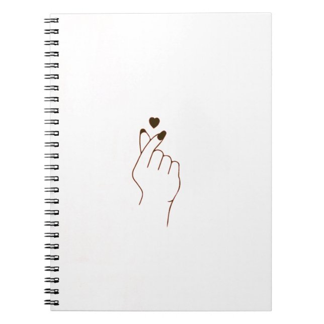 Carnet mignon de coeur de doigt (Devant)