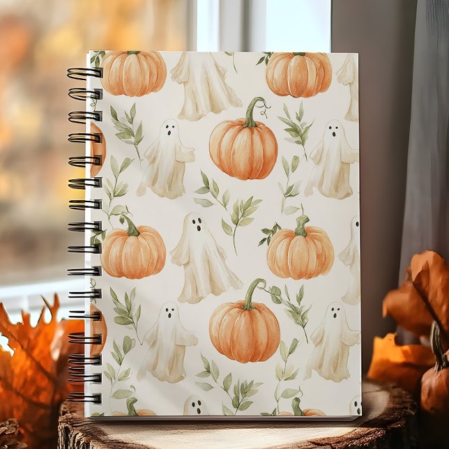Carnet Mignon Halloween Citrouille Ghost (Créateur téléchargé)