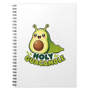 Carnet Mignon Kawaii Holy Guacamole Escargot Avocat Dessi