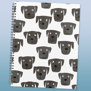 Carnet Mignonne Black Labrador Retriever Chien