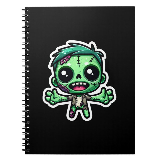 Carnet Mignonne, drôle de zombie (Devant)
