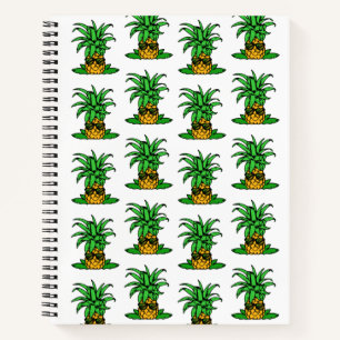 Carnet Mignonne Drôle Lunettes de soleil tropicales Motif