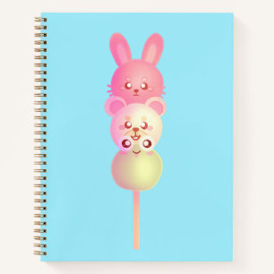 Carnet Mignonne Lapin, Ours Et Grenouille Dango