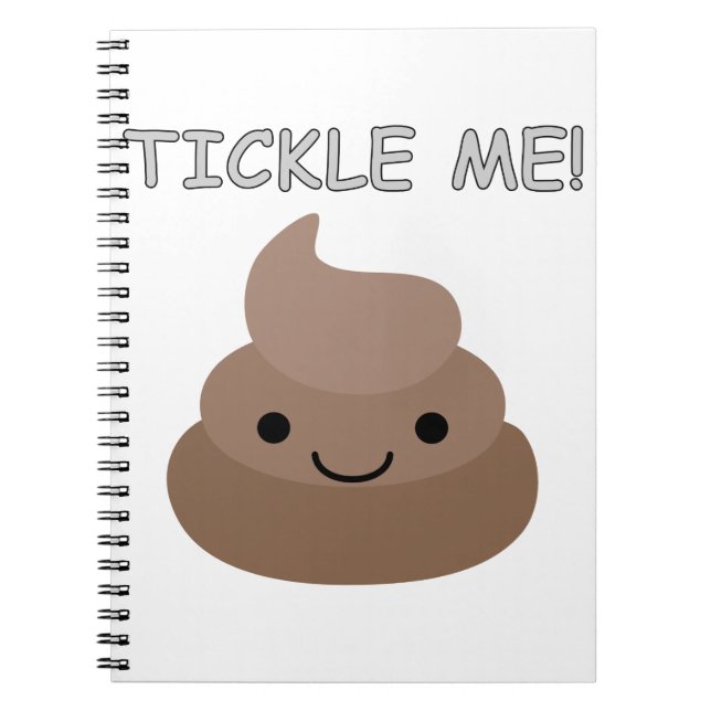 Carnet Mignonne Tickme Poop Emoji (Devant)