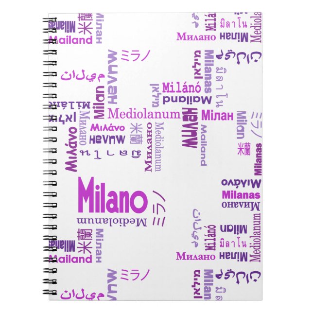 Carnet Milan (Devant)