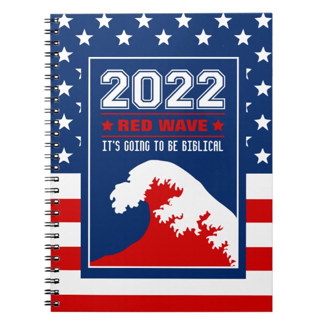 Carnet Milieu biblique 2022 Vague Rouge (Devant)