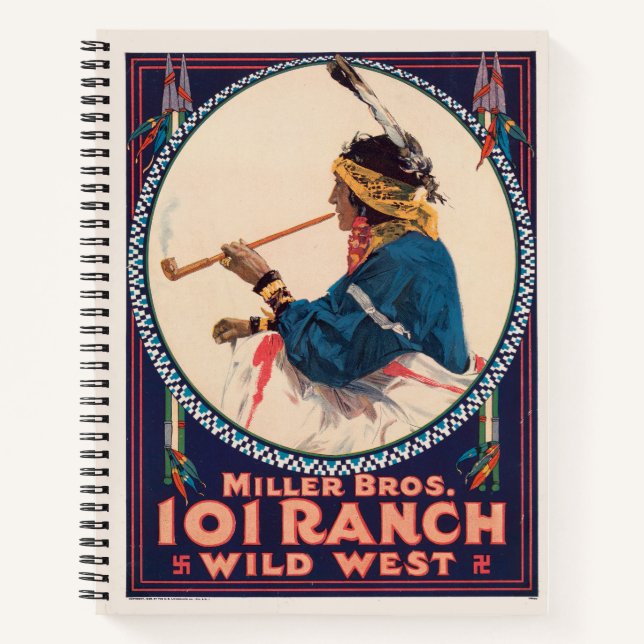 Carnet Miller Bros 101 Ranch, Poster du Wild West Circus (Devant)