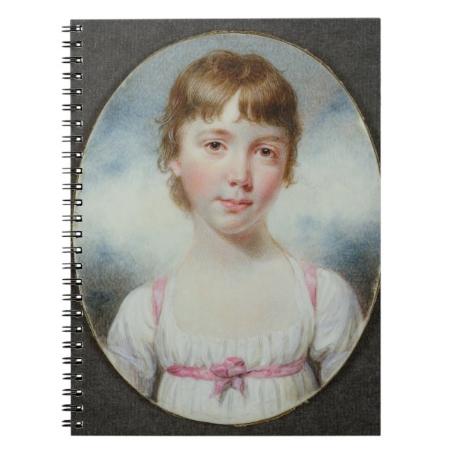 Carnet Miniature d'une jeune fille (Devant)