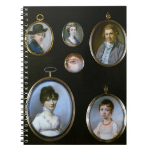 Carnet Miniatures de portrait, de LtoR et de TtoB :