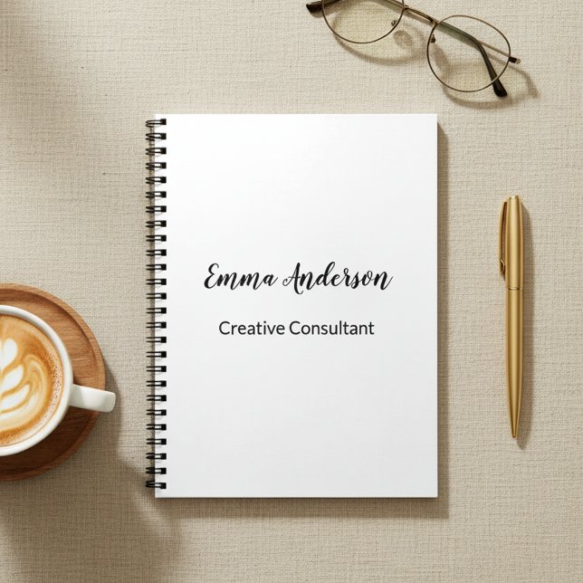 Carnet Minimal Elegant Professional  (Créateur téléchargé)