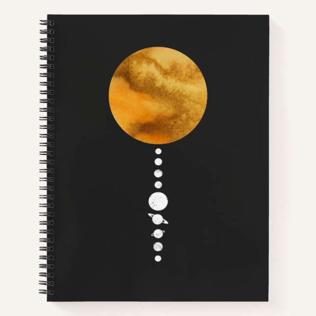 Carnet Minimal Solar System (Devant)