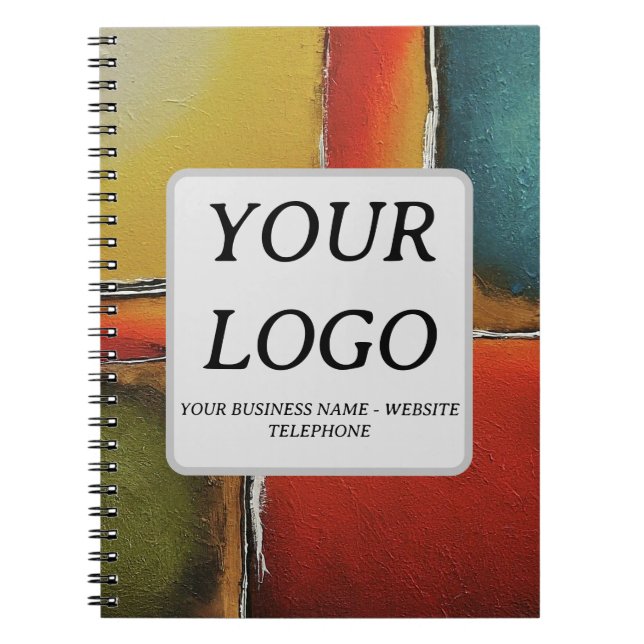 Carnet Minimalisme Blocage de Couleur Promotion Commercia (Devant)