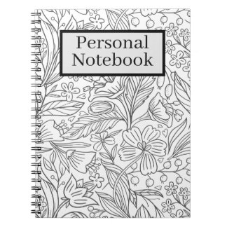 Carnet minimalist personal notebook