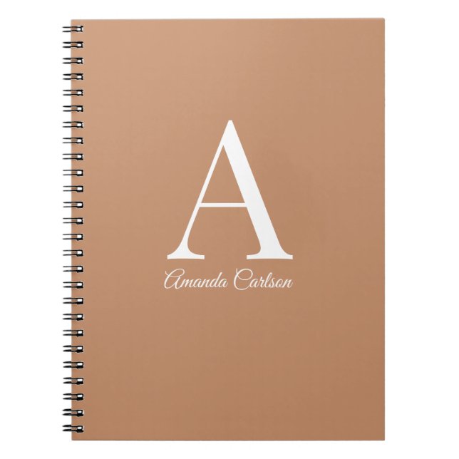 Carnet Minimalist Spiral Notebook (Devant)