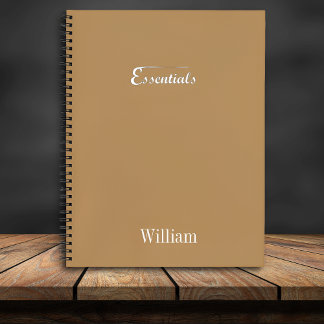 Carnet Minimalist Spiral Notebook – “Essentials”