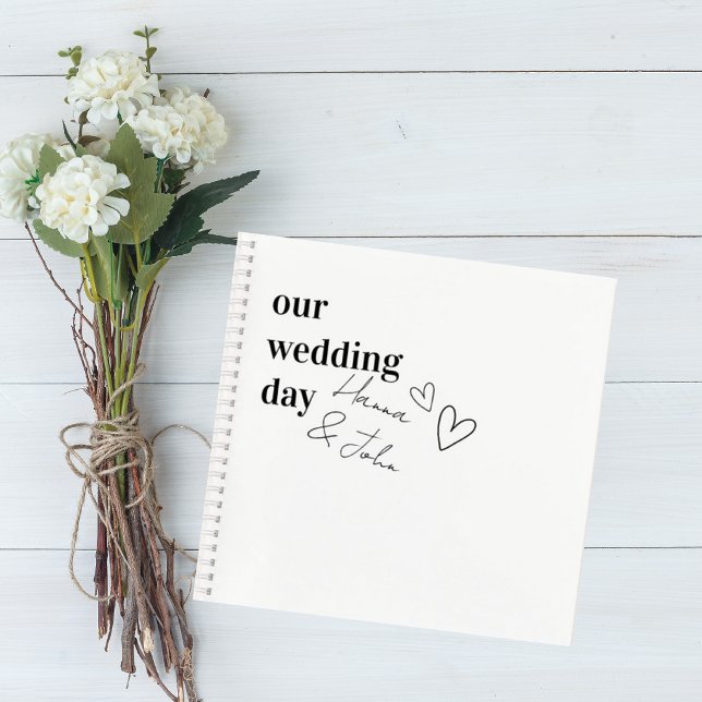 Carnet Minimalist Wedding Guest Book (Créateur téléchargé)