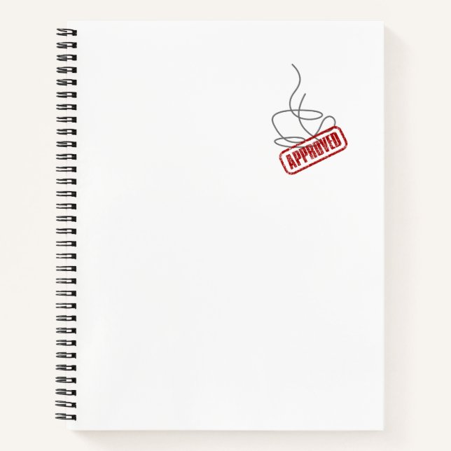 Carnet minimaliste approuvé (Devant)