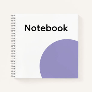 Carnet Minimaliste Cercle Violet