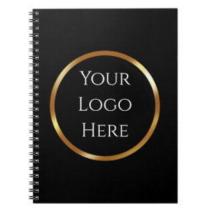 Carnet Minimaliste noir et or