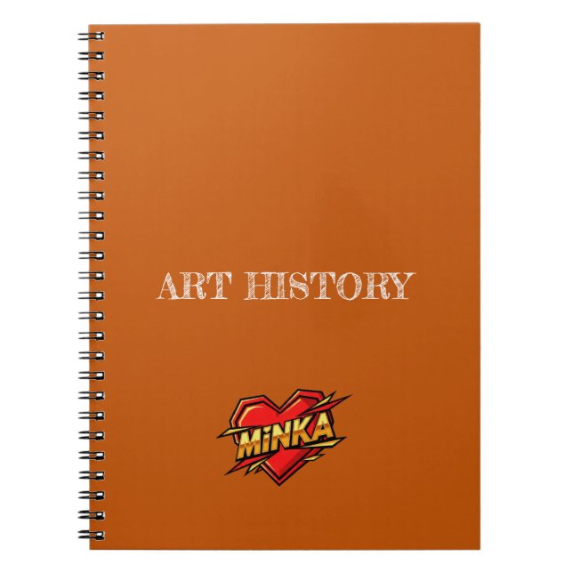 Carnet Minka Orange (Devant)