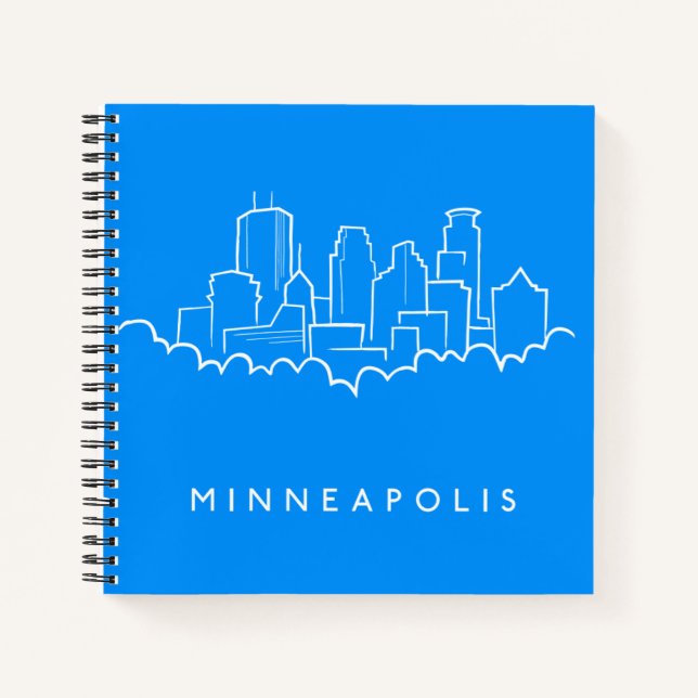 Carnet Minneapolis, Minnesota Skyline (Devant)
