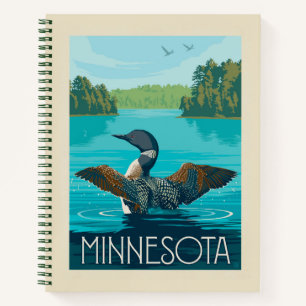 Carnet Minnesota Loon