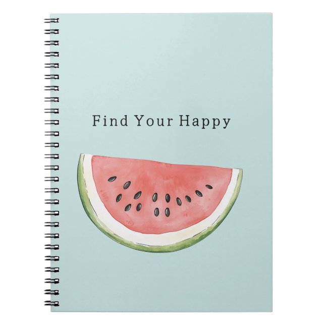Carnet Mint Find Your Happy Watermelon (Devant)