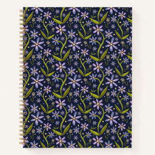 Carnet Minuit Marguerites Aquarelles Danseuses