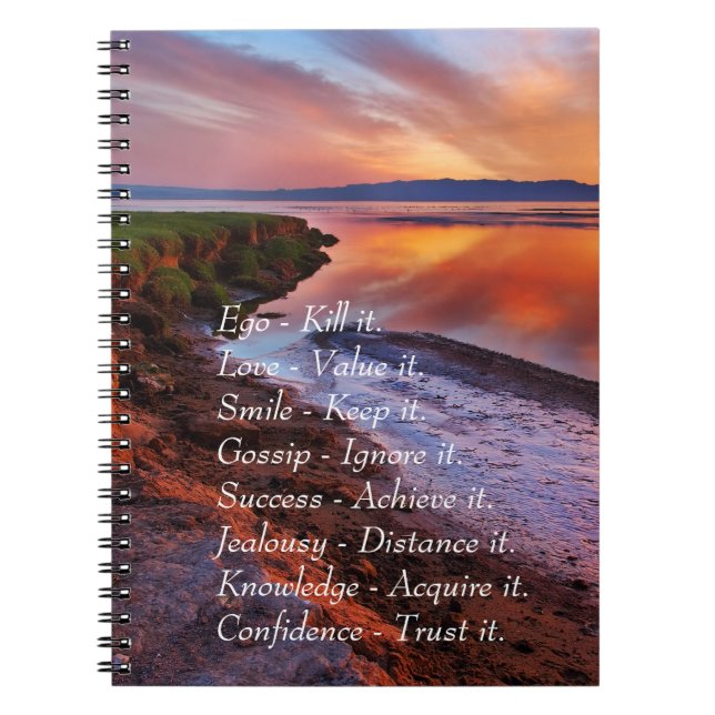 Carnet Mise à mort d'amour-propre il valeur d'amour il (Devant)