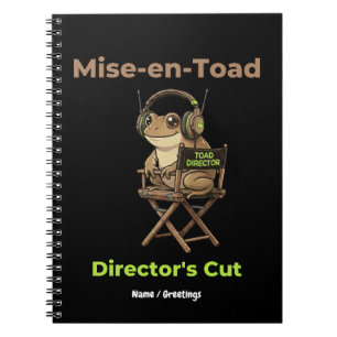 Carnet Mise-en-Toad Director’s Cut Cinéma Pun Toad Art