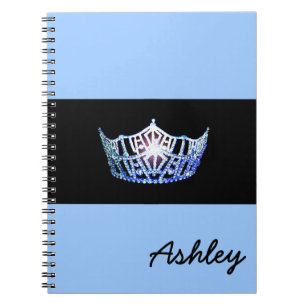 Carnet Miss America style Carnet-Couronne & Nom personnal