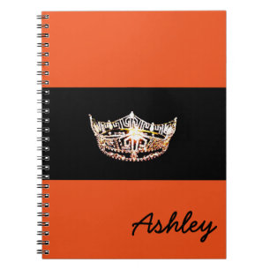 Carnet Miss America style Carnet-Couronne & Nom personnal