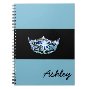 Carnet Miss America style Carnet-Couronne & Nom personnal